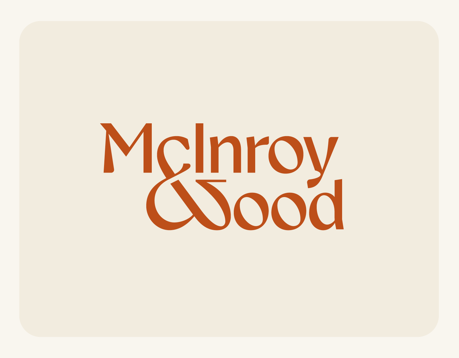 McInroy & Wood - Purposefully distinctive