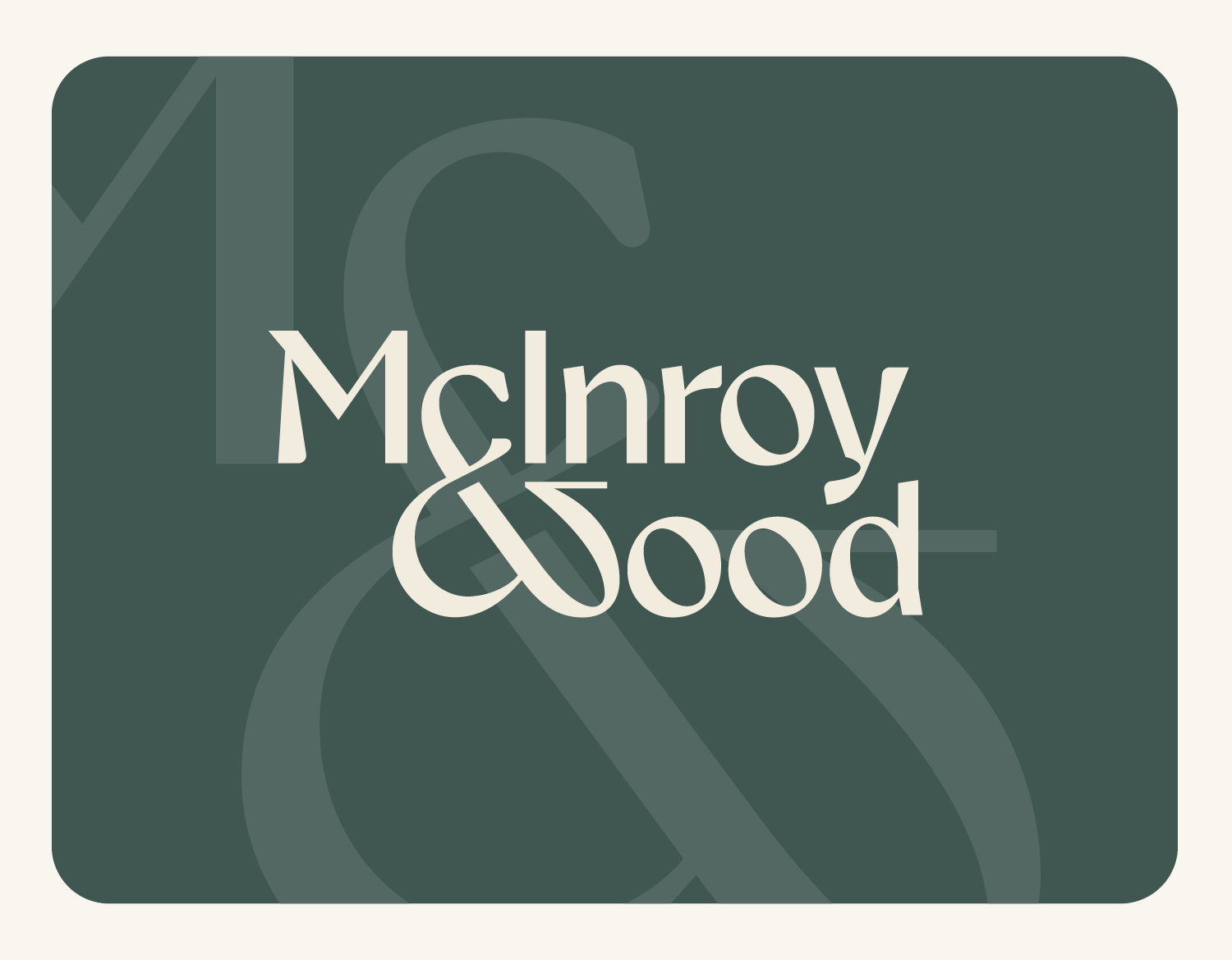 McInroy & Wood - Purposefully distinctive